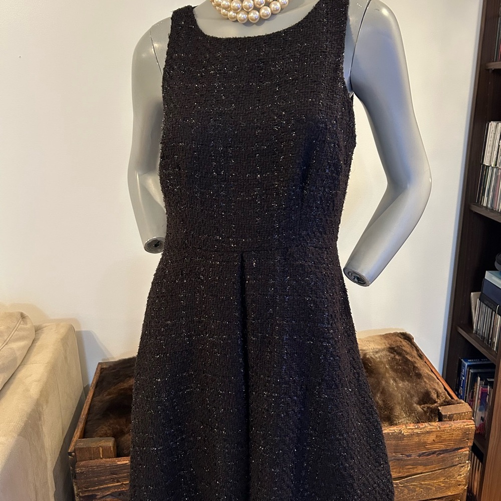 Jennifer Lopez Black and White A-line Cocktail Dress